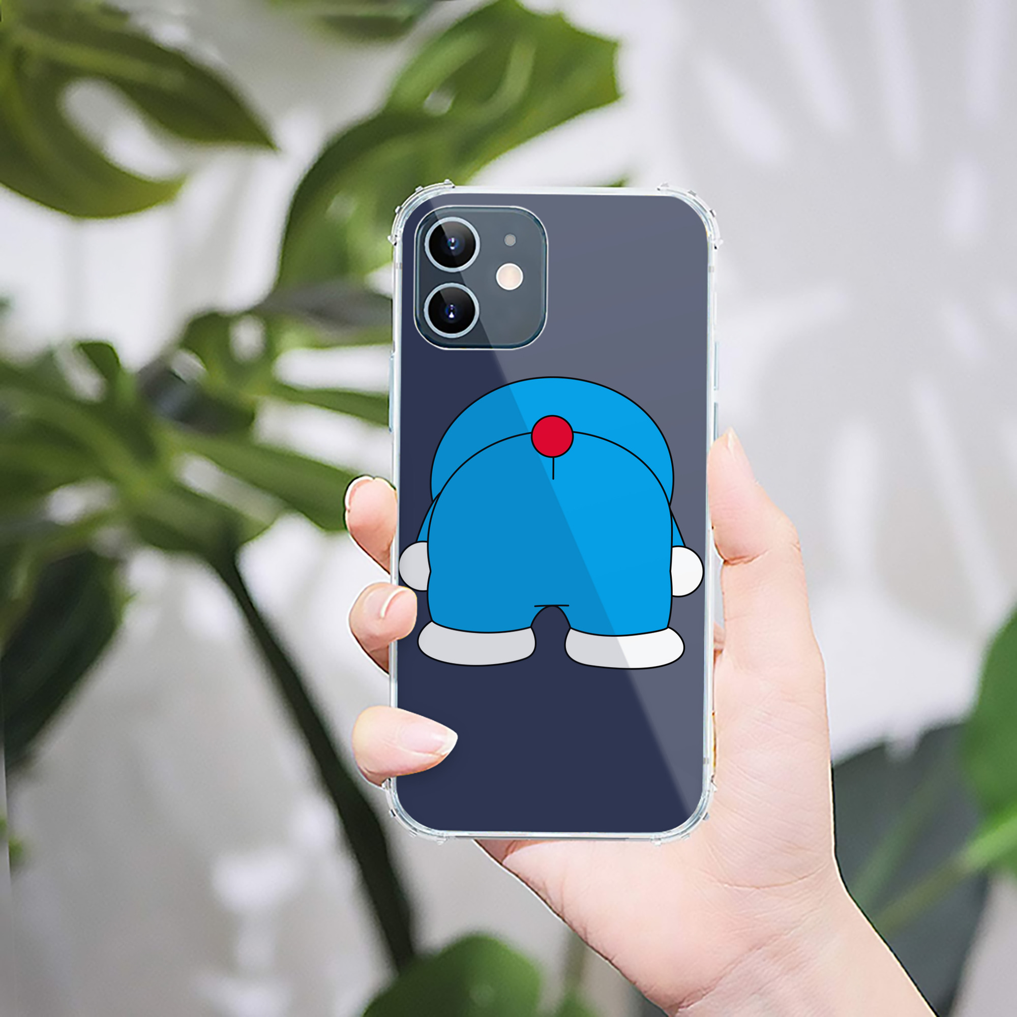 （画像用） ドラえもん Doraemon 【iPhone 12シリーズ対応】透明スマホケース（クリアソフトケース）